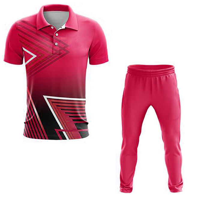 2 Sets Geometric Pattern Cricket Jersey