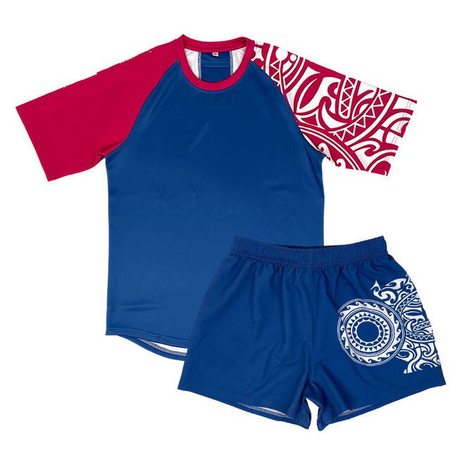 10 Sets Breathable Short Sleeve Rugby Uniform Set