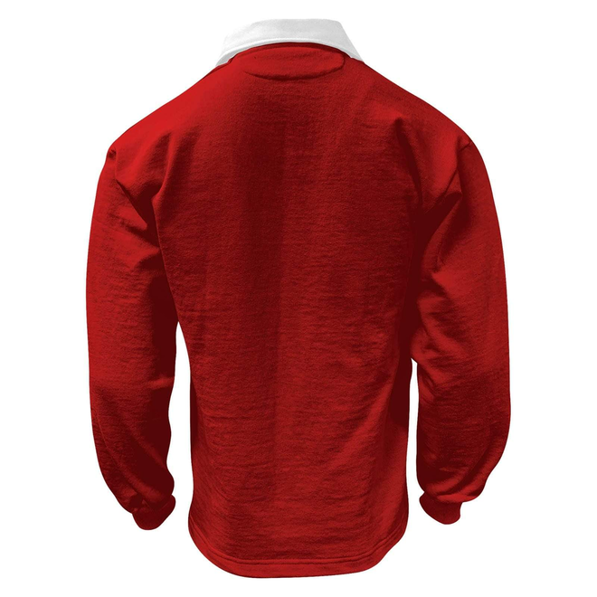 3 Pcs Long Sleeve Polo Style Rugby Jersey 