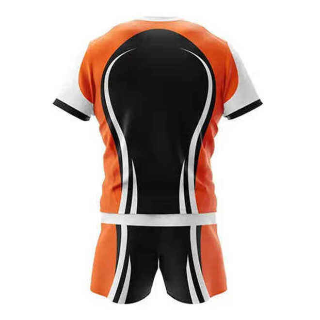 3 Sets Breathable Durable Short Sleeve Rugby Uniform