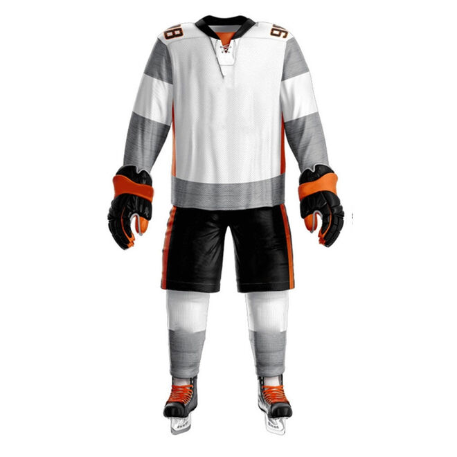2 Pcs Custom Personalized Name Number Team Ice Hockey Jersey Set