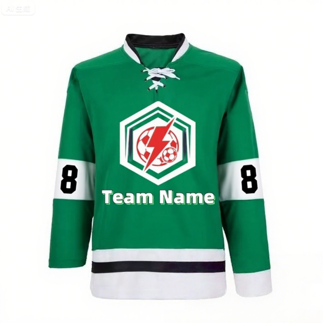2 Pcs Mens Ice Hockey Jersey Uniform