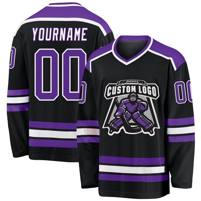 2 Pcs Polyester Ice Hockey Jersey