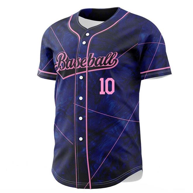 4 Pcs Custom Short Sleeve Printed Baseball Jersey